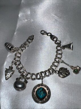 Western charms on a bracelet